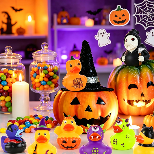 Halloweenská kachnička do koupele pro děti