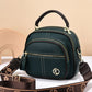 Klasická multifunkční přihrádky nastavitelný široký ramenní popruh PU kůže Crossbody Bag