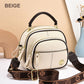Klasická multifunkční přihrádky nastavitelný široký ramenní popruh PU kůže Crossbody Bag