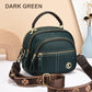Klasická multifunkční přihrádky nastavitelný široký ramenní popruh PU kůže Crossbody Bag